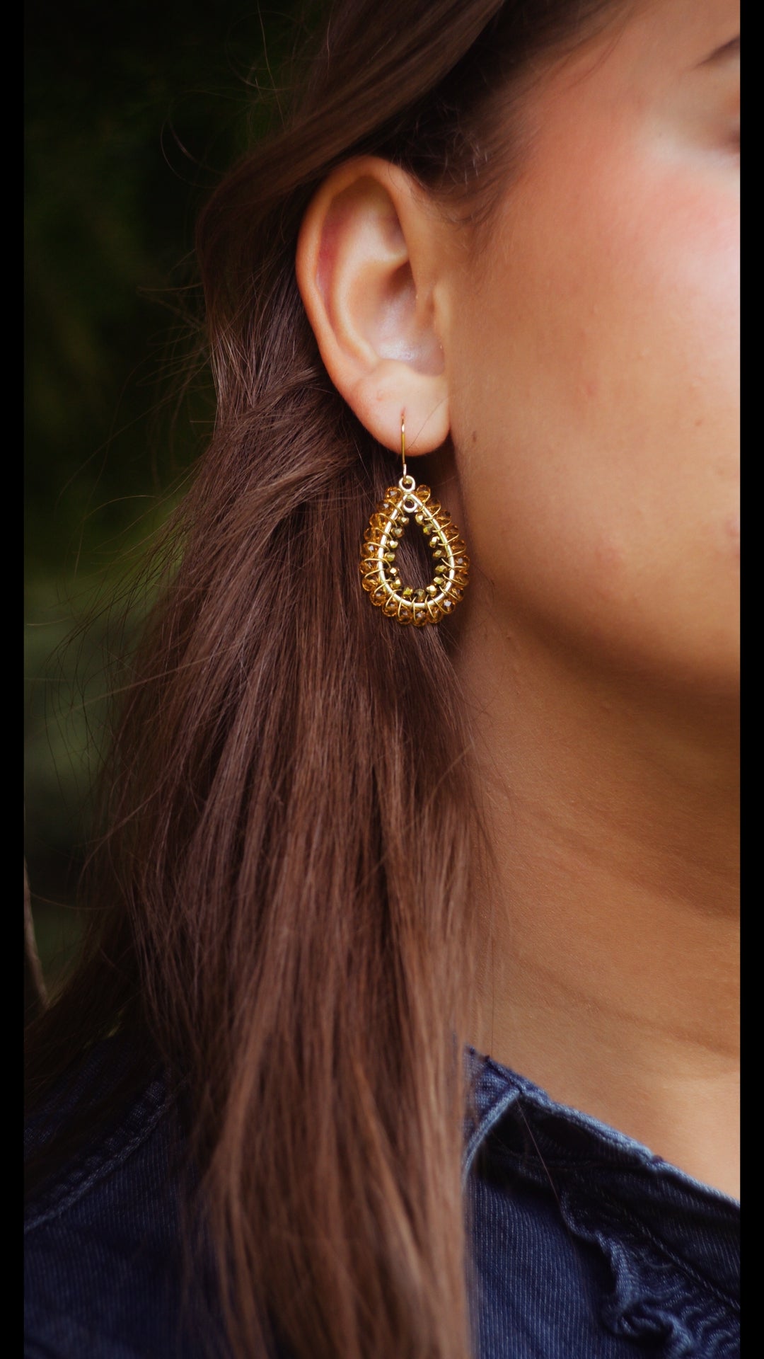 Oval Drop Liquid Gold SOLD OUT COMING SOON