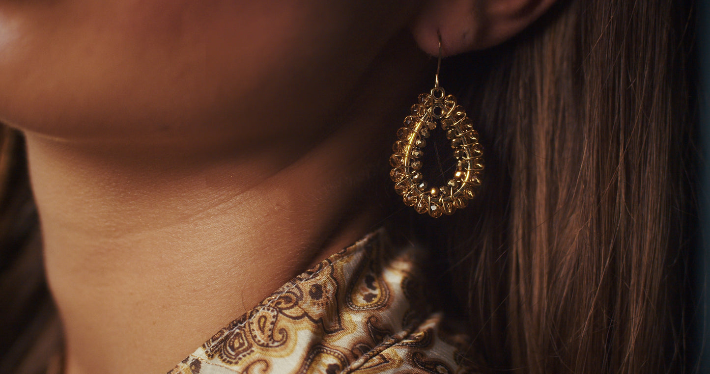 Oval Drop Liquid Gold SOLD OUT COMING SOON