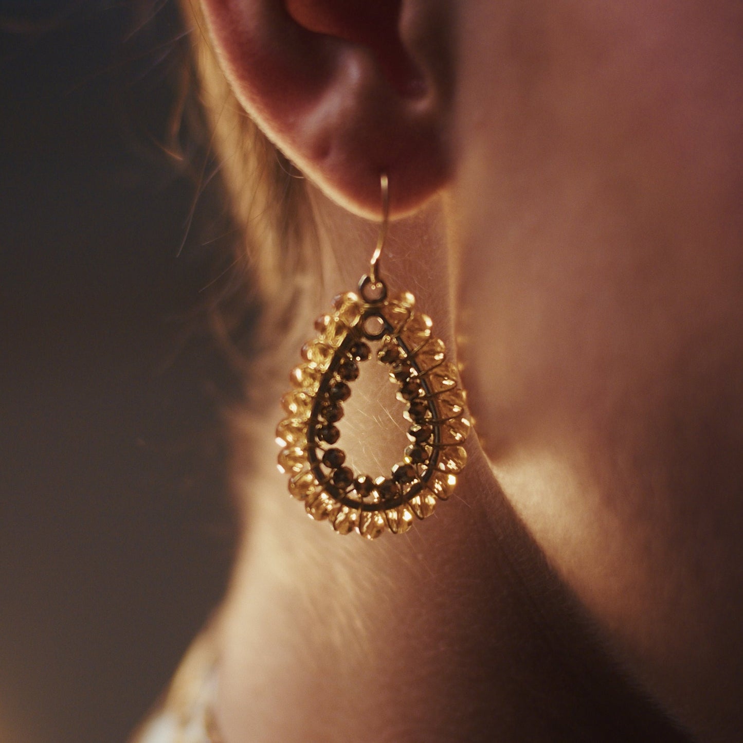 Oval Drop Liquid Gold SOLD OUT COMING SOON