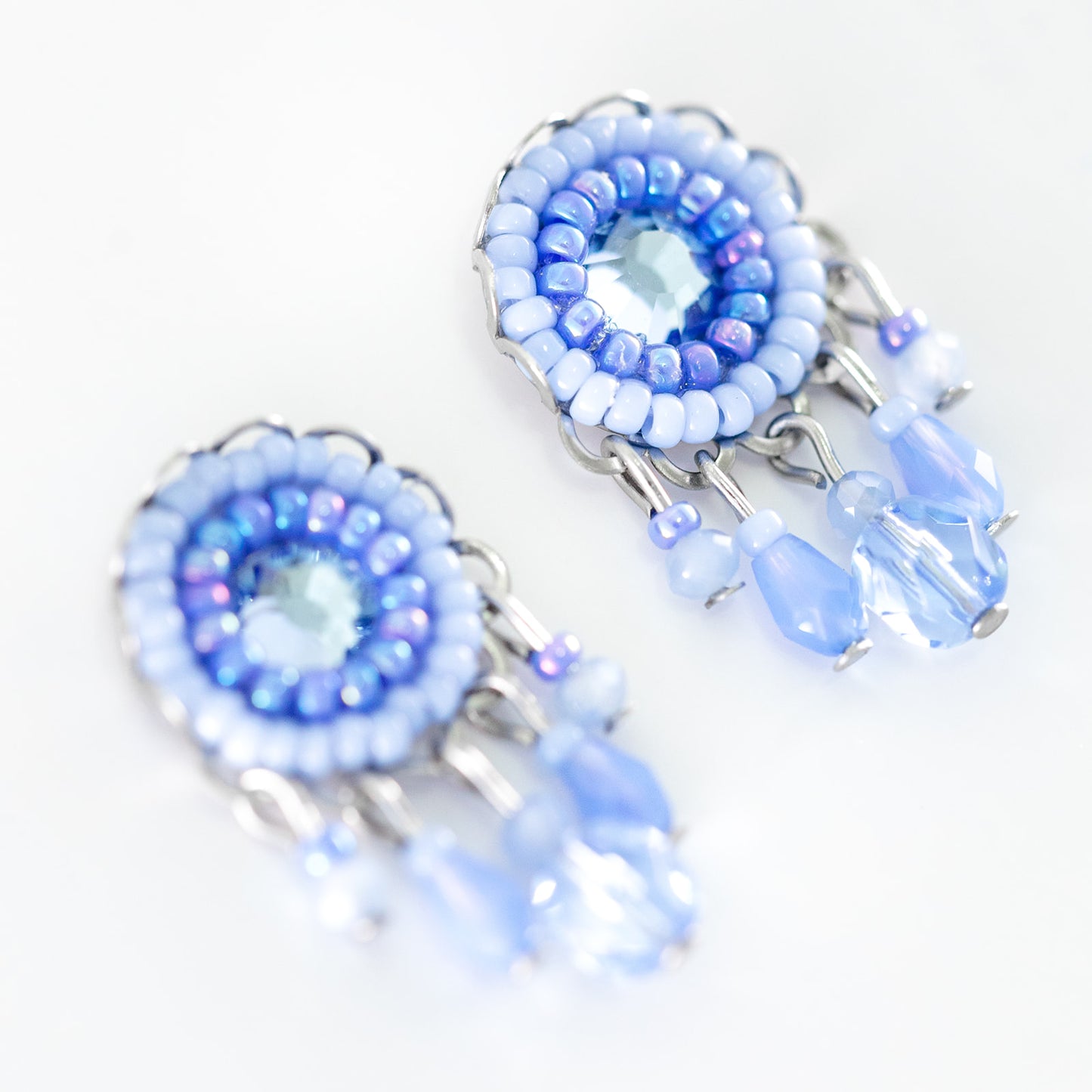 Crystal Drop Stud Baby Blue WAS £55 NOW £40