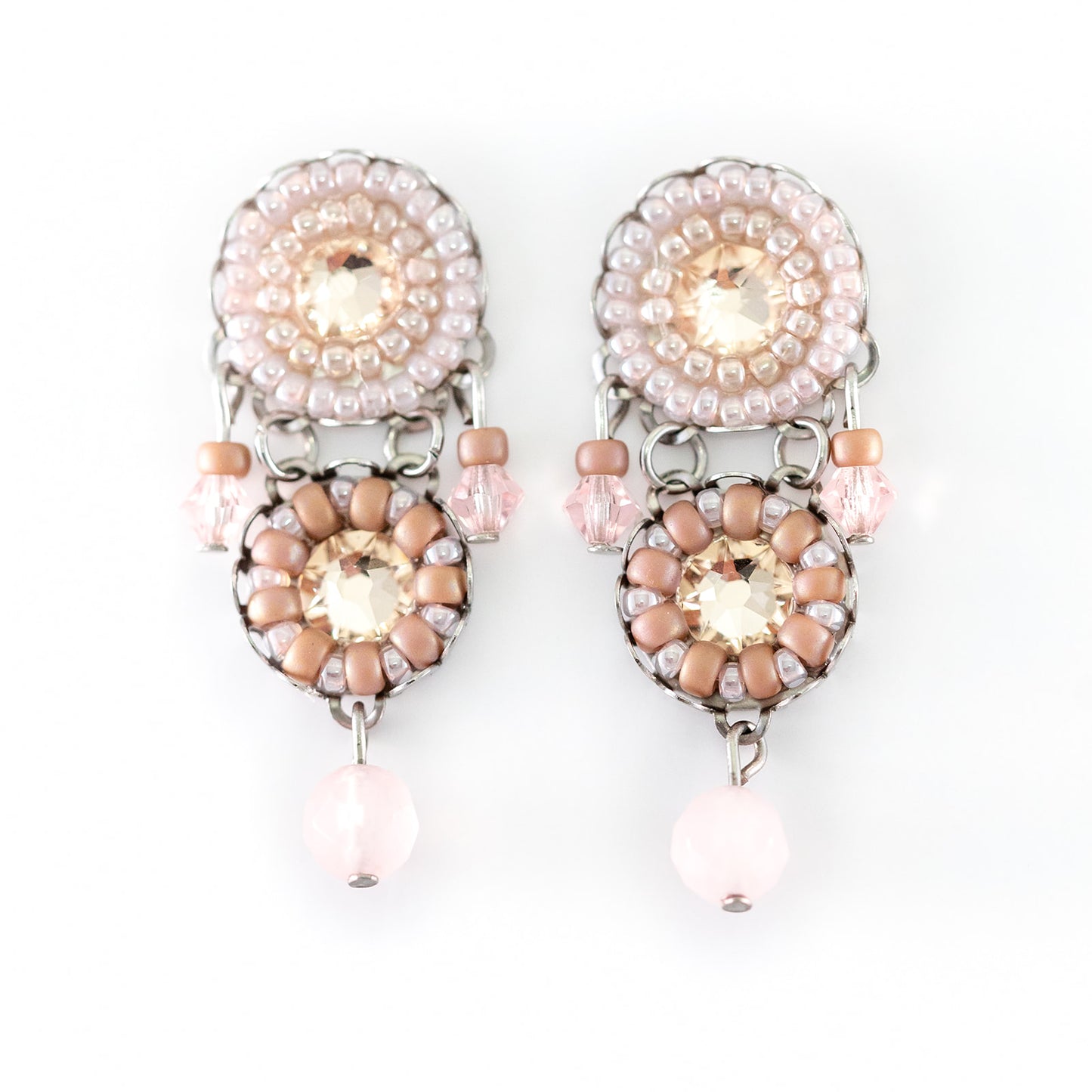 Crystal Chandelier Rose Pink WAS £65 NOW £48
