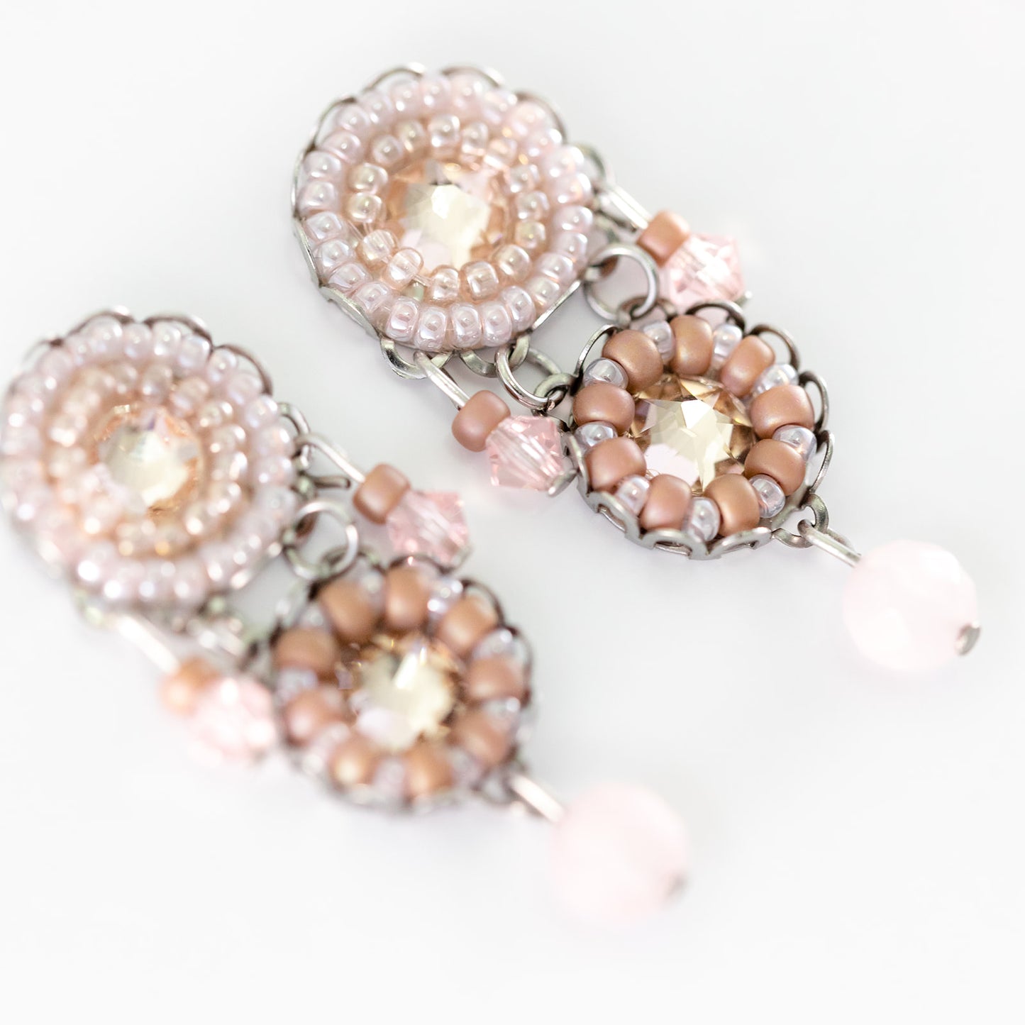 Crystal Chandelier Rose Pink WAS £65 NOW £48