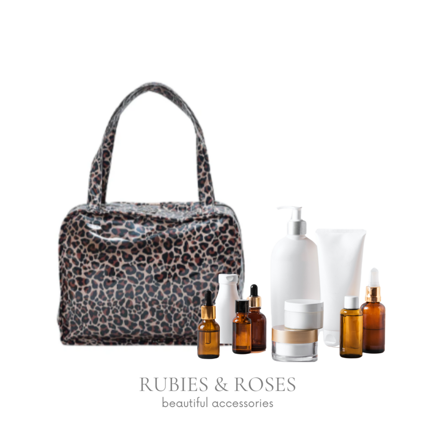 Leopard Print Overnight Bag