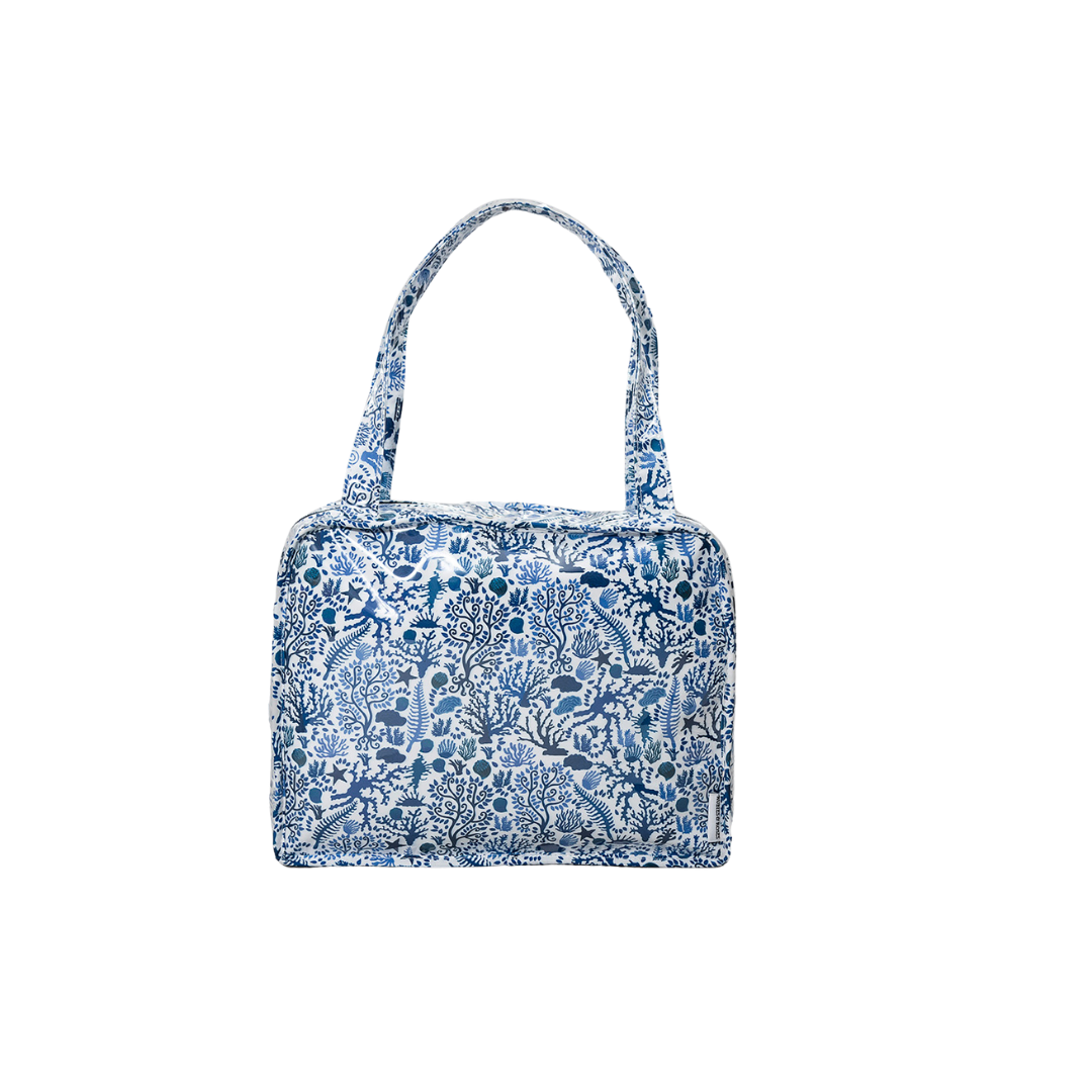 Blue Seaweed Overnight Bag
