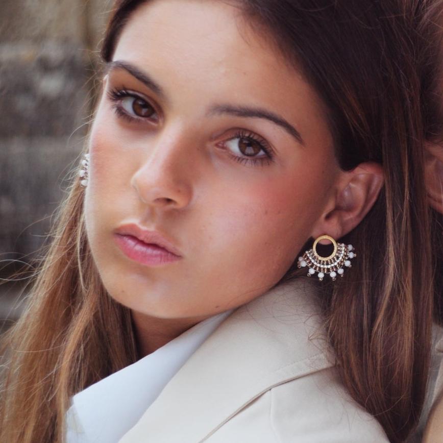 Goddess Stud Champagne Ivory