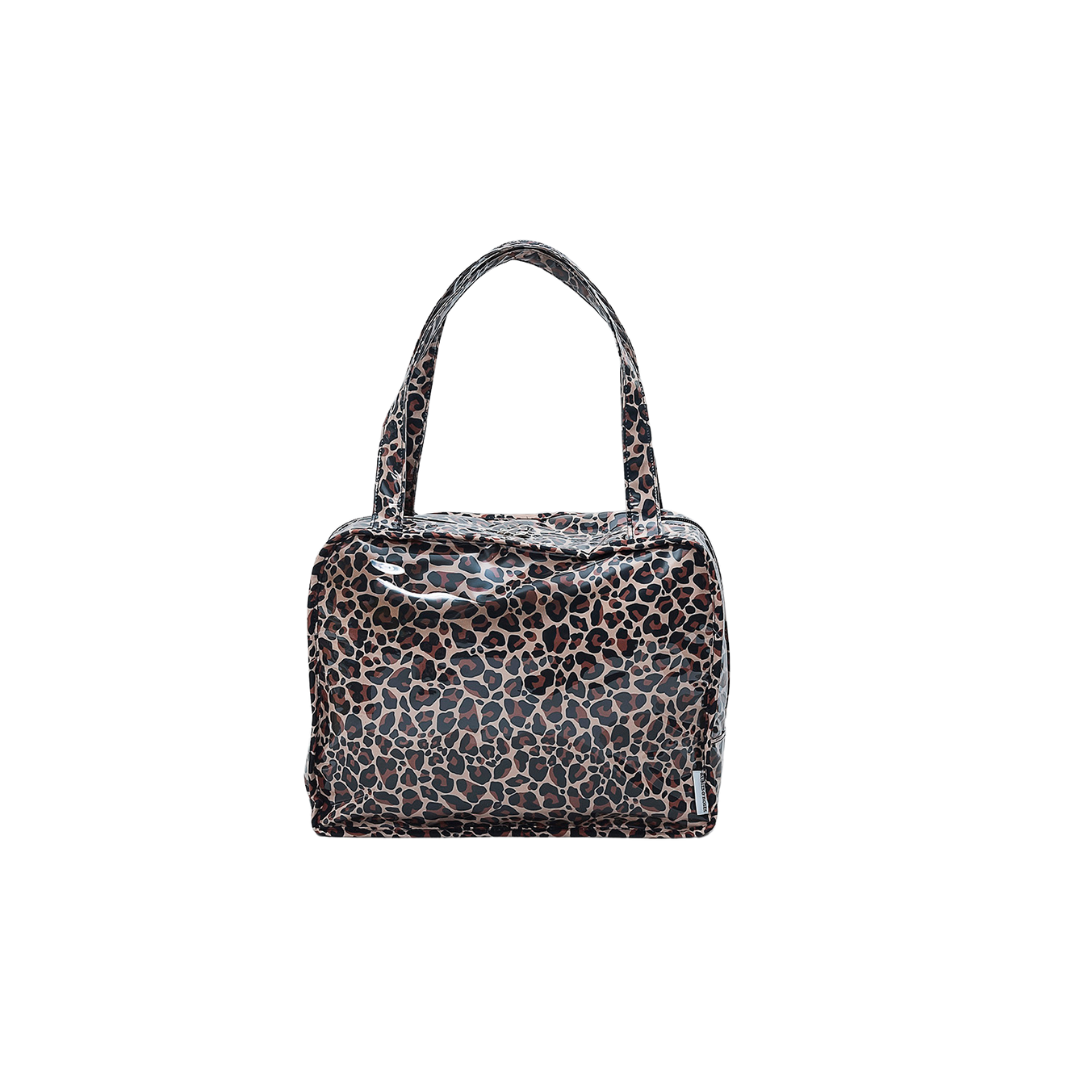 Leopard Print Overnight Bag