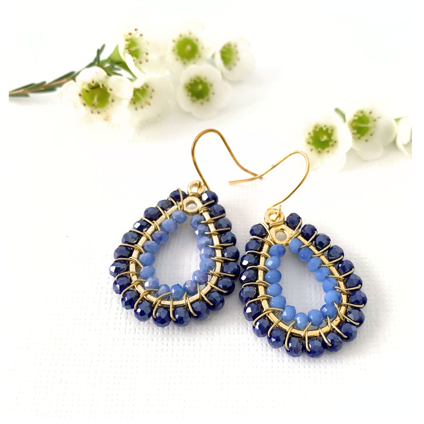 Oval Drop Royal Blue