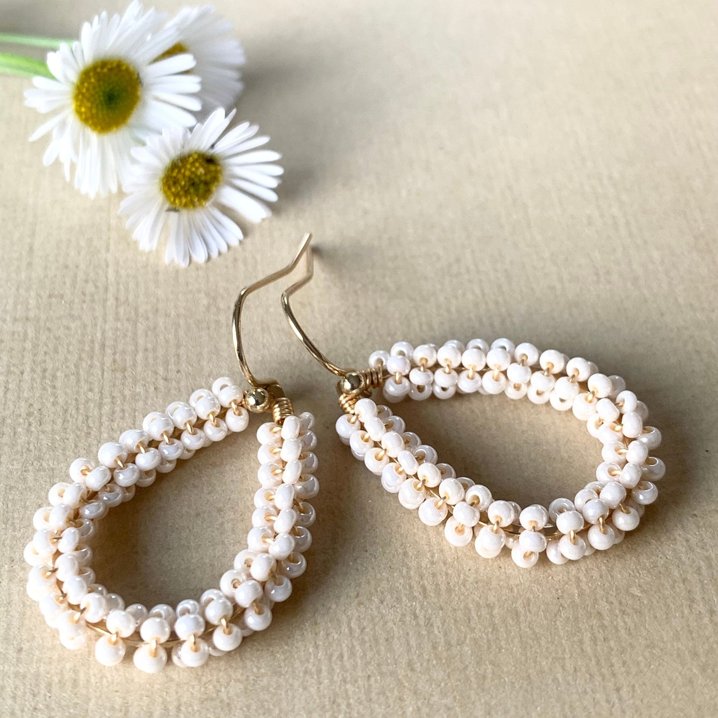 Pearl Seed Cluster Teardrop