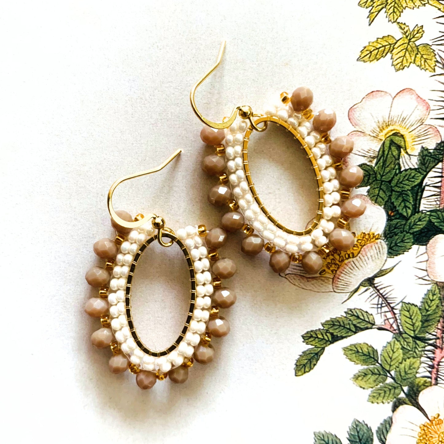 Flower Oval Mink