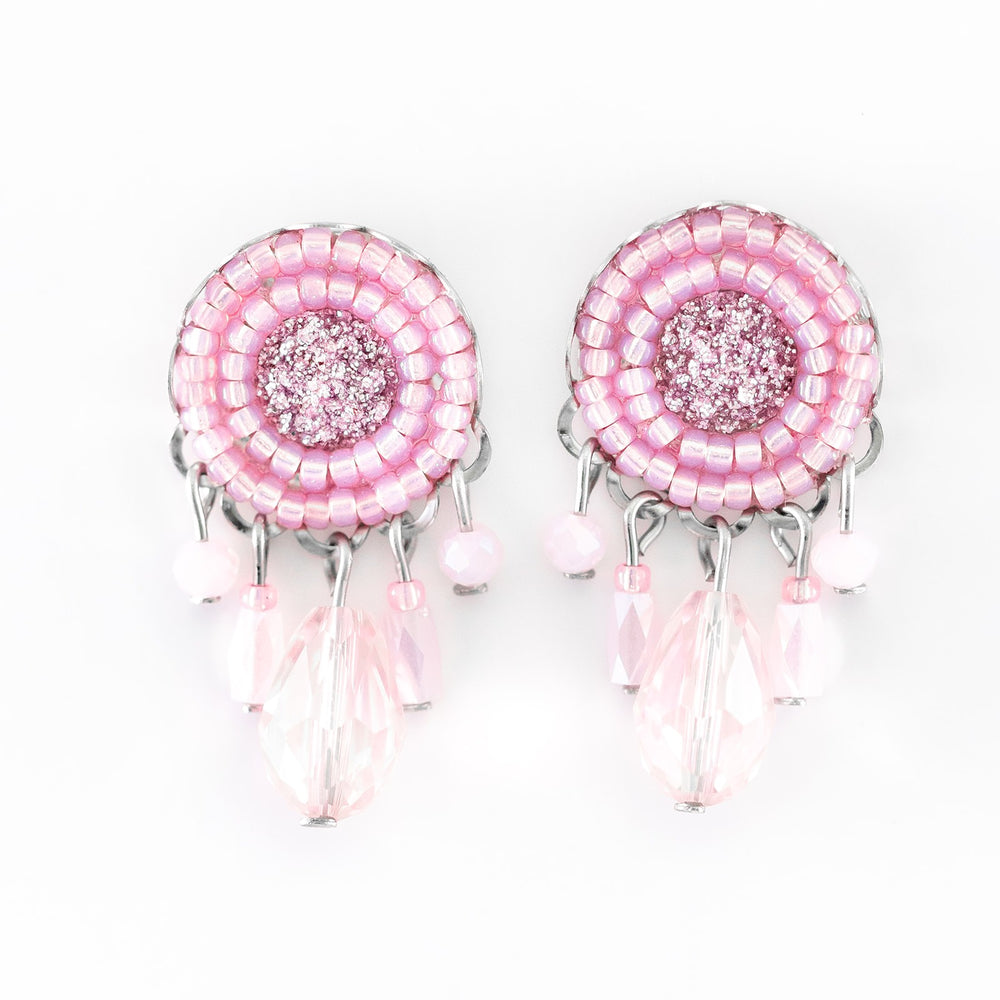
                  
                    Crystal Drop Stud Baby Pink
                  
                