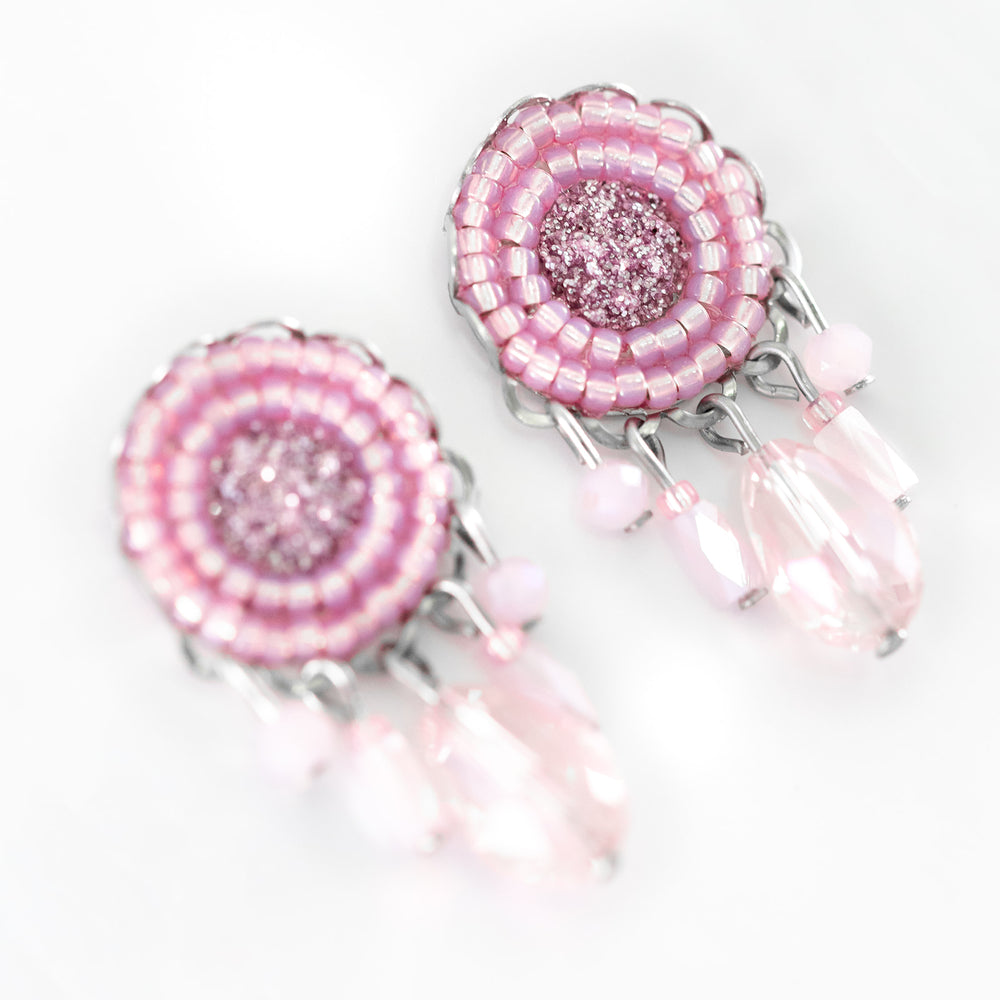 
                  
                    Crystal Drop Stud Baby Pink
                  
                