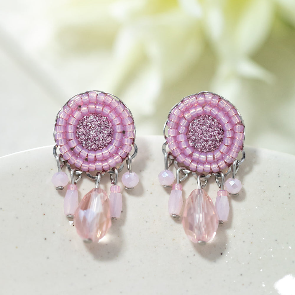 
                  
                    Crystal Drop Stud Baby Pink
                  
                