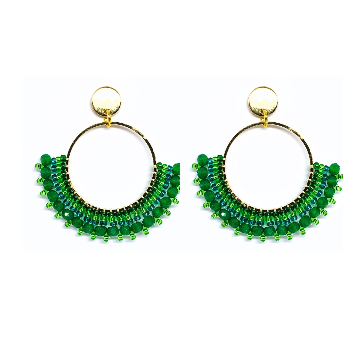 Princess Stud Forest Green