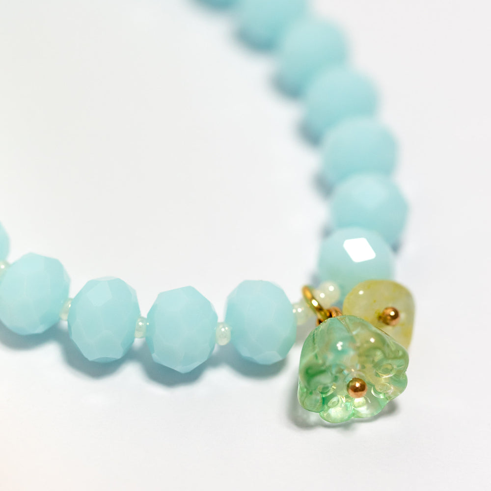 
                  
                    Flower bracelet - baby blue
                  
                