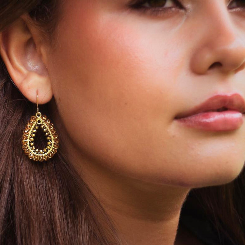 Oval Drop Liquid Gold