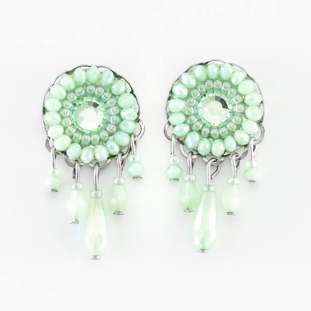 
                  
                    Crystal Dangle Stud Mint Green
                  
                